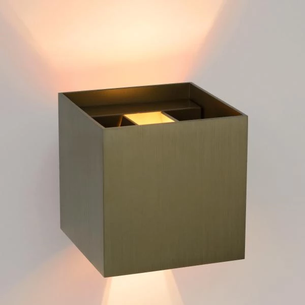 Lucide XIO - Wall light - LED Dim. - G9 - 1x4W 2700K - Adjustable beam angle - Rust Brown - detail 2